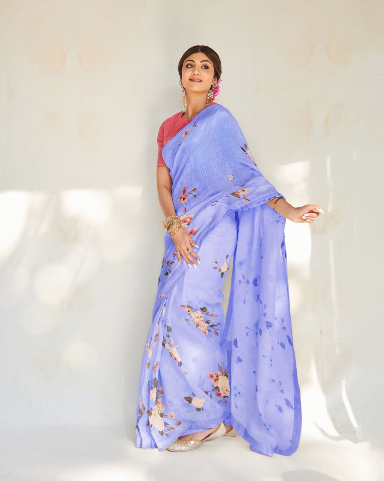 MG 256 Linen Printed Daily Wear Sarees Catalog